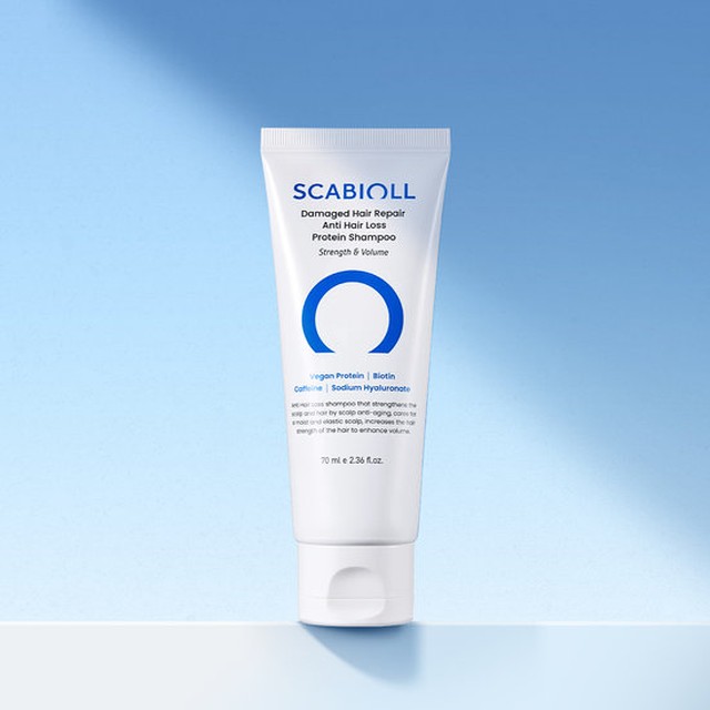 스카비올 탈모증상완화 단백질 샴푸 70ml 3개