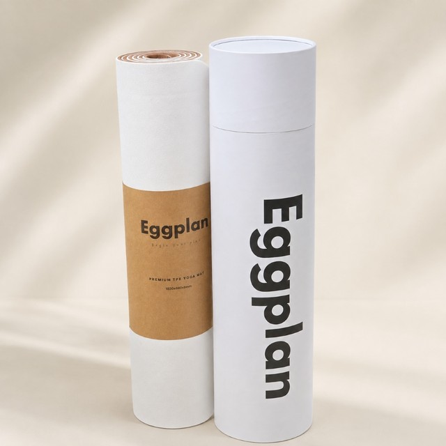Eggplan 에그플랜 TPE 와이드 요가매트 8mm 논슬립 필라테스 홈트 운동매트 케이스포함