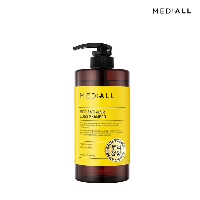 메디올 두피 청정 탈모 비듬 완화 약산성 샴푸 800ml 우디허발향