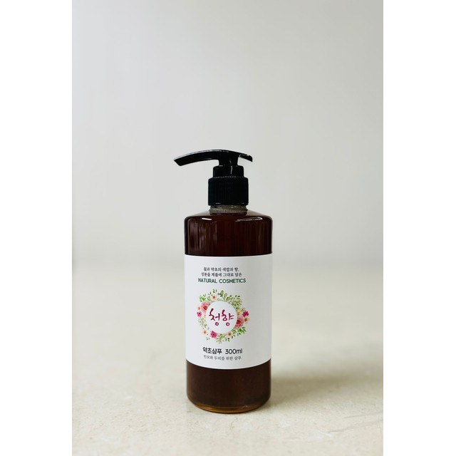 청향 힘없는 모발 볼륨강화 두피케어 어성초 약초샴푸 300ml