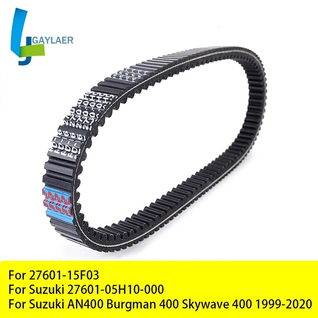 Suzuki Burgman 400 Skywave 400 1999- 2020 AN 400 27601-15F03 27601-15F10-000 용 AN400 드라이브 벨트