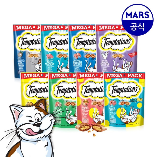 마즈 템테이션 메가팩 x4개 고양이간식