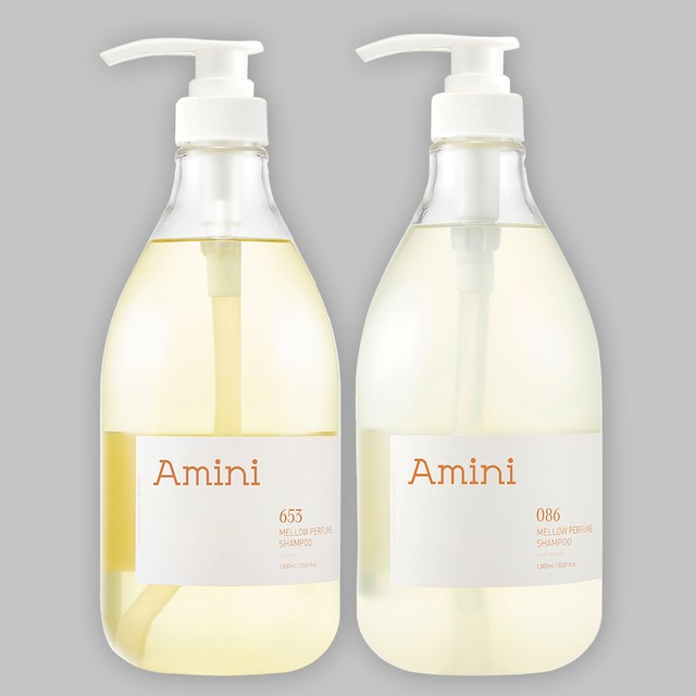 [프리미엄 호텔 어메니티 브랜드]아미니 악산성 단백질 케어 대용량샴푸 1000ml x 2개