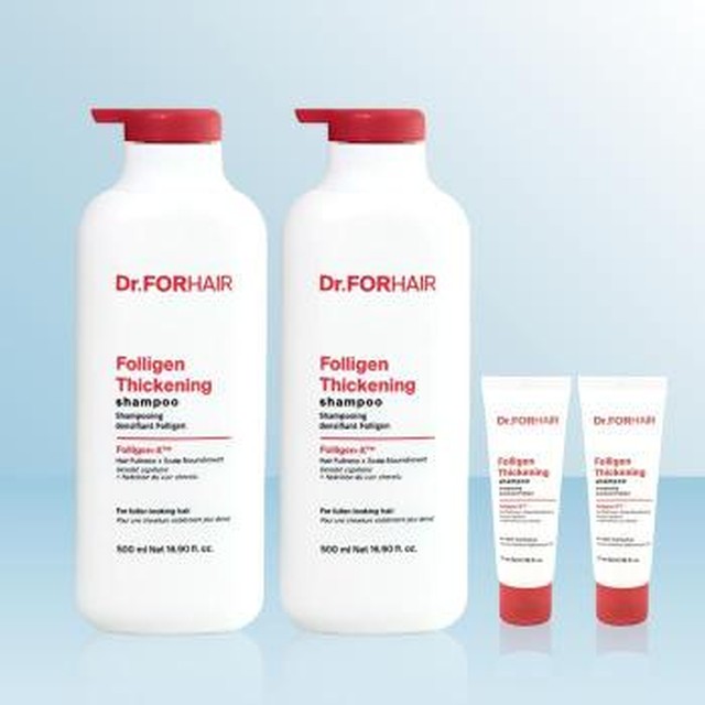 [셀러허브] 닥터포헤어 저자극 볼륨강화 탈모샴푸 폴리젠 씨크닝 샴푸 500ml+70ml x2개 iu (S46760433)[이마트몰] [46760433]