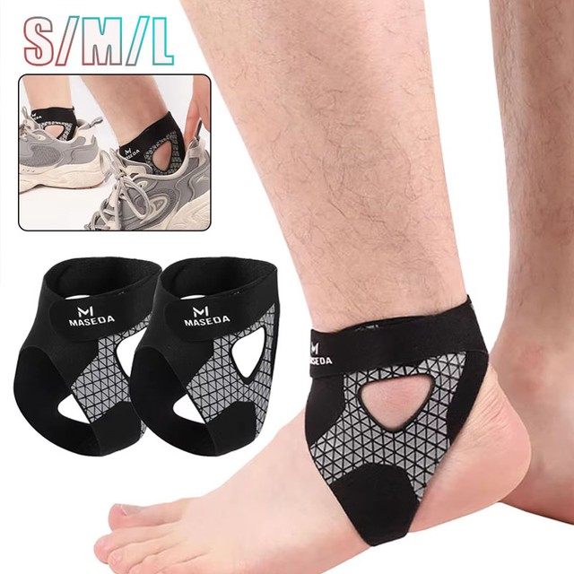 1-10pcs S M L 경량 발목 보호대 스트랩 통기성 조절 가능한 발뒤꿈치 지지대 농구 달리기 염좌