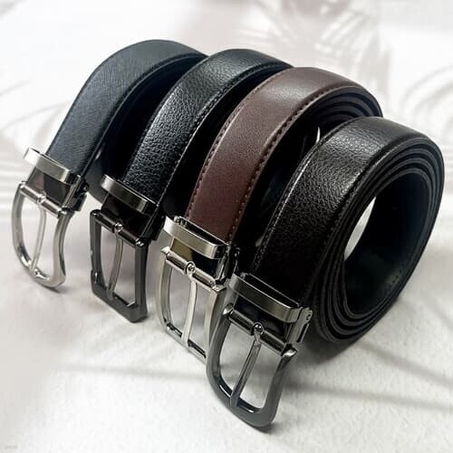 플럼도트 국산 폭3cm 소가죽 분리형핀벨트 허리띠