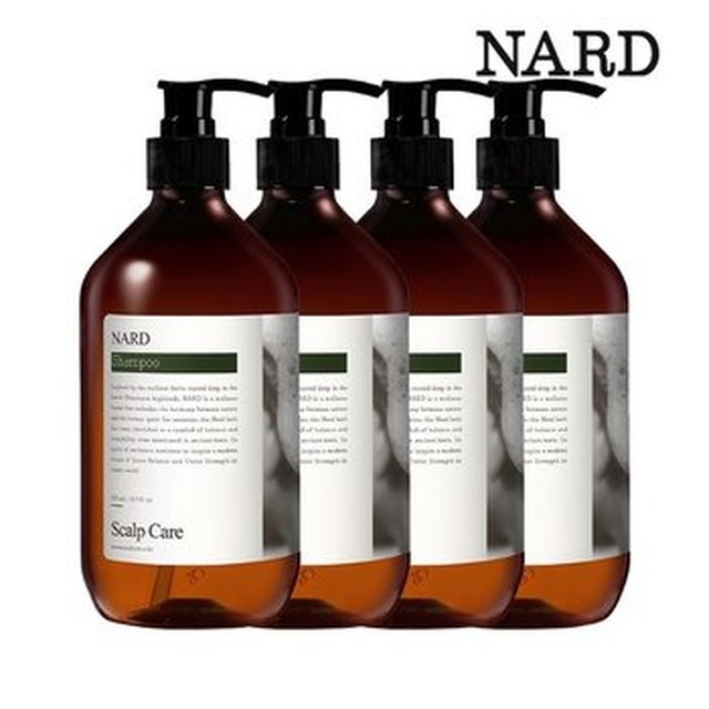 [기타] 히말라야 허브 나드 두피 비듬 딥클렌징 가려움 케어 샴푸 500ml x4개[이마트몰]
