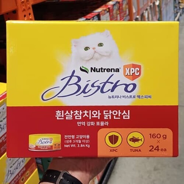 뉴트리나 비스트로 애묘용 캔사료 160g x 24 고양이 습식캔