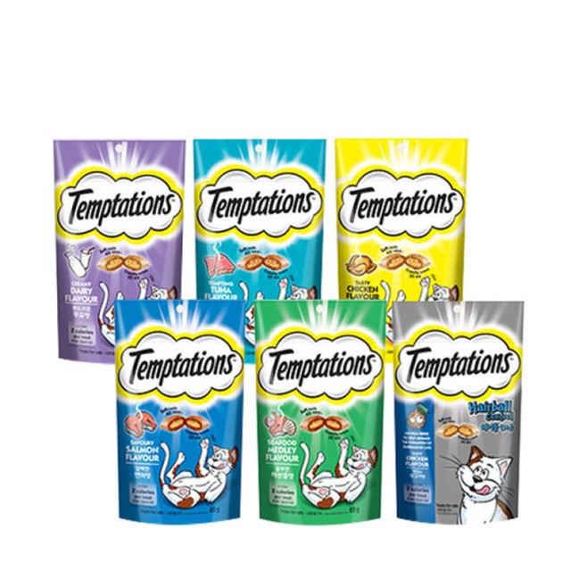 Temptations 템테이션 버라이어티팩 6가지맛 6팩(다양한맛)
