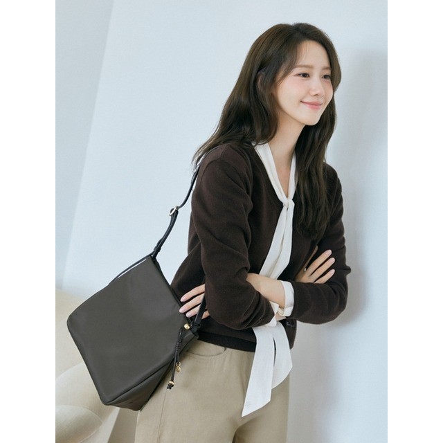 드파운드 오전 10시종료 30% moody bag (nylon) - dark brown 크로스백