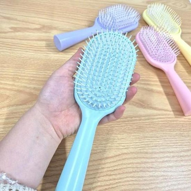 곡선 헤어브러시 헤어빗 여행 휴대용 빗 브러쉬 미용실 학생 소품샵 생활용품 선물 여성용품