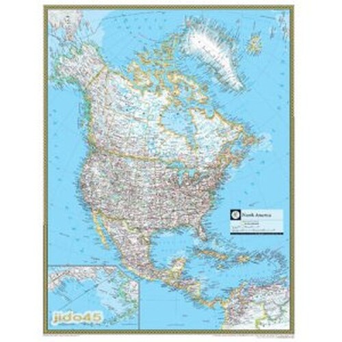 북아메리카 지도