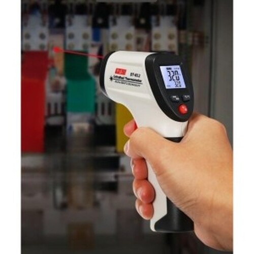 Ruoshui Digital Infrared Thermometer Gun -20-550 Celsius Non-contact IR  Laser Surface Temp Reader Industrial Temperature sensor